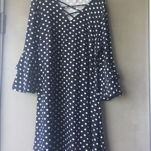 Dress black and white